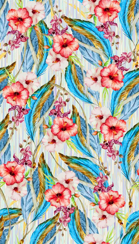 清新印花华亿平台图片