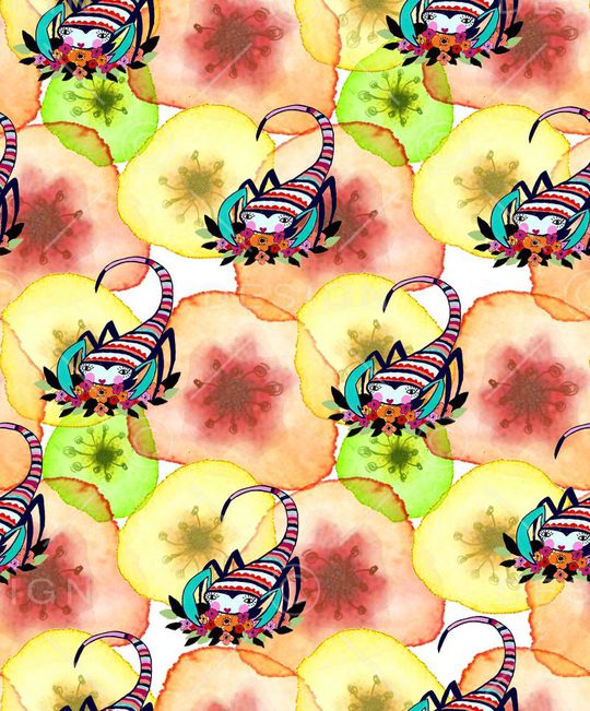 水彩印花华亿平台图片