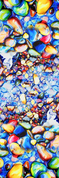 鹅卵石印花华亿平台图片