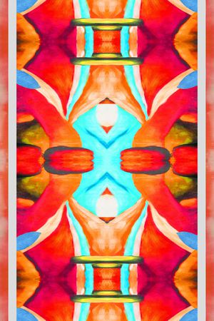 色块印花华亿平台图片