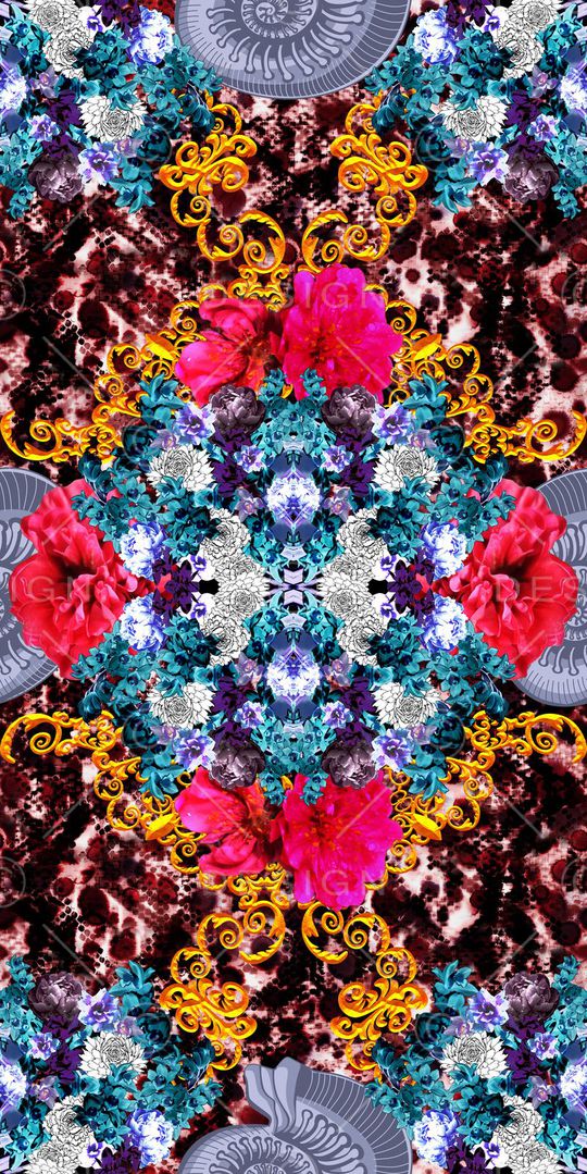 蛇纹印花华亿平台图片