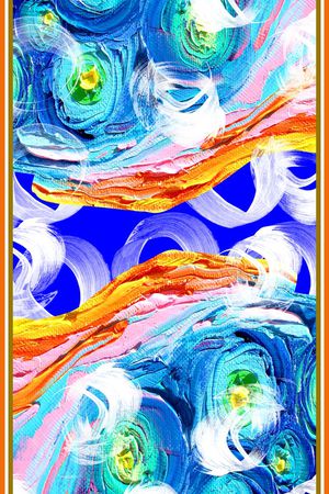 时尚简约印花华亿平台图片