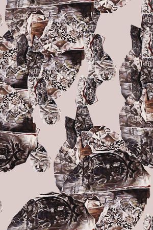 复古印花华亿平台图片