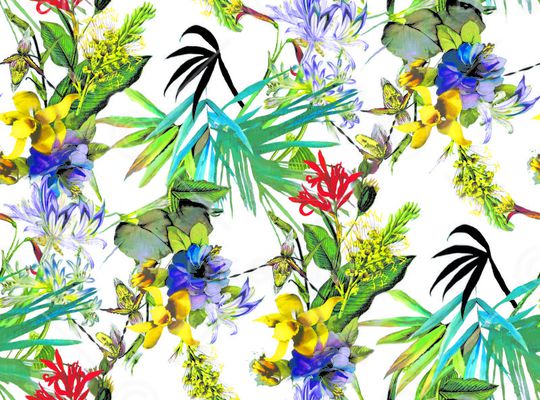 2016春夏印花华亿平台图片