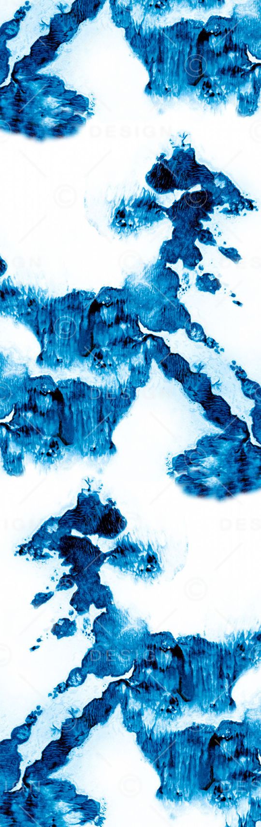 蓝色印花华亿平台图片