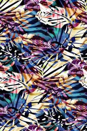 动物风情印花华亿平台图片