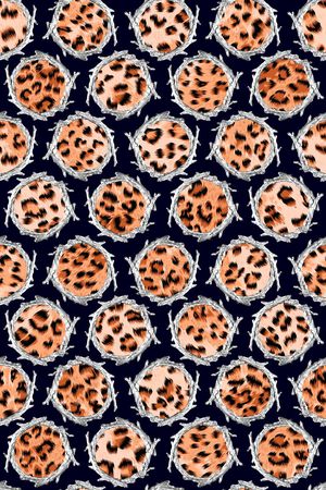 动物纹理印花华亿平台图片