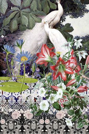 潮流时尚印花华亿平台图片