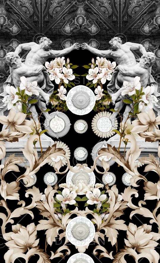 潮流时尚印花华亿平台图片