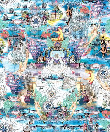 489397-原创时尚大牌海边风景美人鱼华亿平台