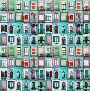 489406-时尚复古百页窗系列1