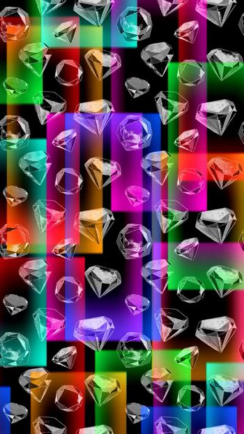 489448-时尚潮流 钻石 霓虹组合 女装华亿平台