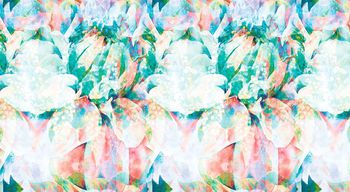 489512-原创大朵渐变花卉