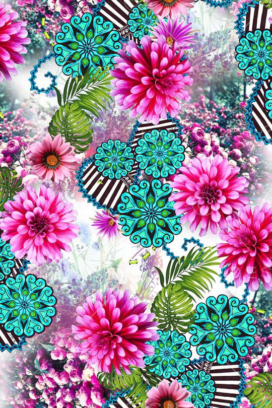 时尚数码印花华亿平台图片