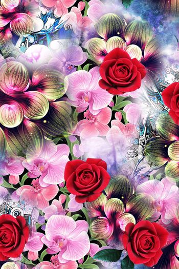 时尚数码印花华亿平台图片