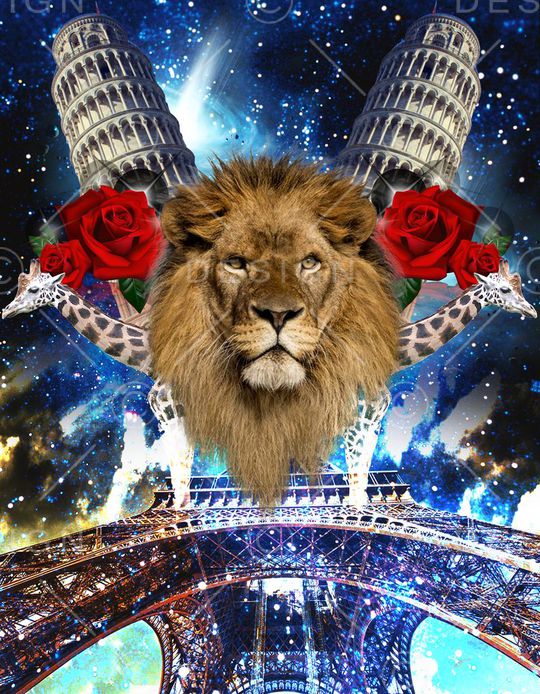 狮子印花华亿平台图片