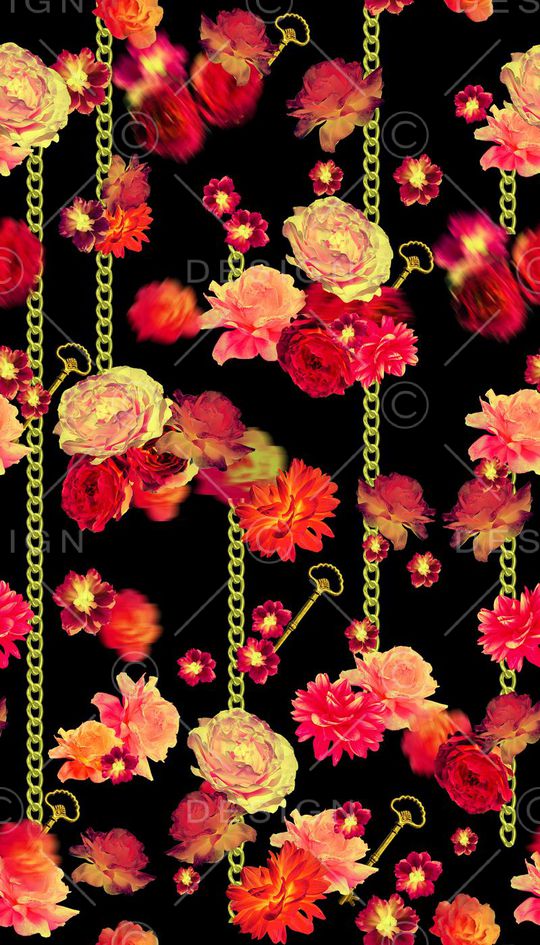 复古印花华亿平台图片