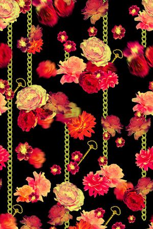 复古印花华亿平台图片