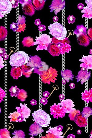 复古印花华亿平台图片