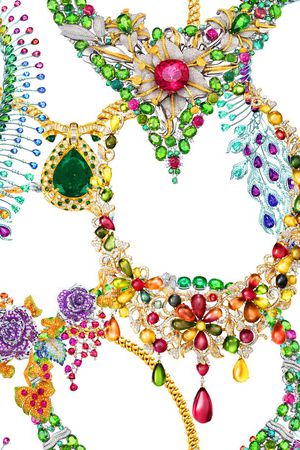 MAX-珠宝花卉印花华亿平台图片