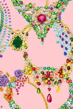 MAX-珠宝花卉印花华亿平台图片