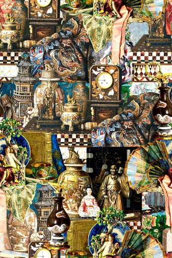 欧式印花华亿平台图片