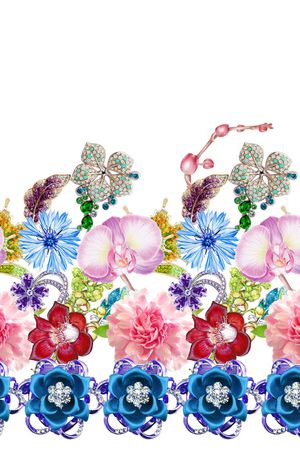 MAX-珠宝花卉印花华亿平台图片