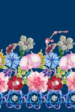 MAX-珠宝花卉印花华亿平台图片