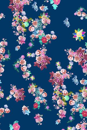 MAX-珠宝花卉印花华亿平台图片