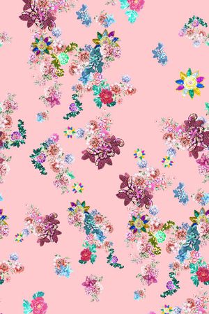 MAX-珠宝花卉印花华亿平台图片