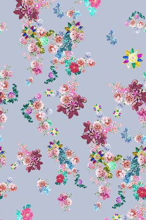 MAX-珠宝花卉印花华亿平台图片