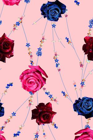 MAX-珠宝花卉印花华亿平台图片