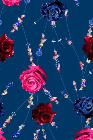 MAX-珠宝花卉印花华亿平台图片