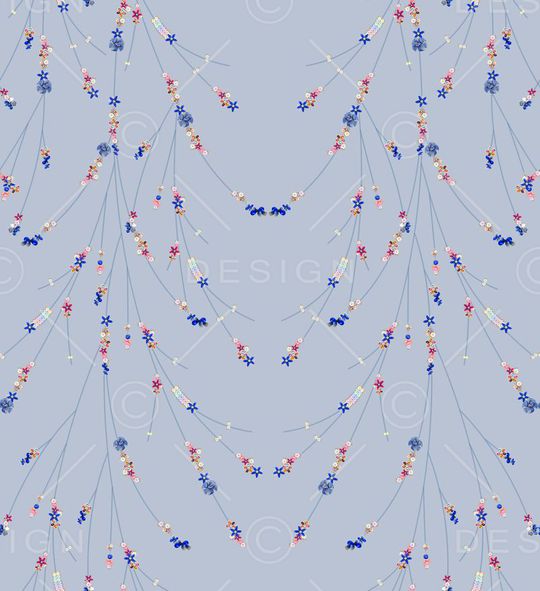 MAX-珠宝花卉印花华亿平台图片