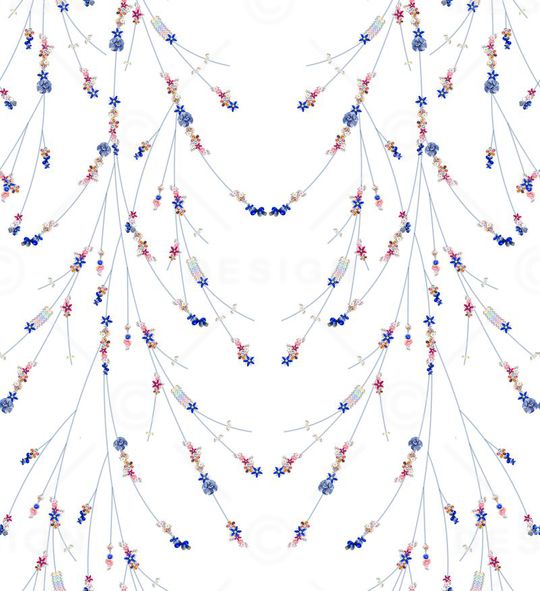 MAX-珠宝花卉印花华亿平台图片