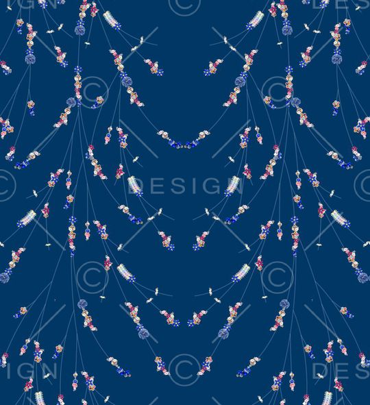 MAX-珠宝花卉印花华亿平台图片