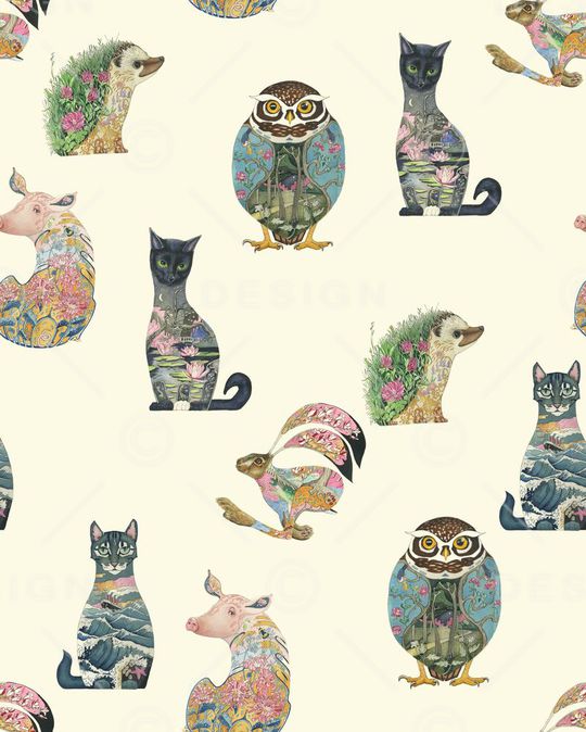 时尚趣味印花华亿平台图片