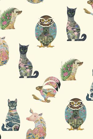 时尚趣味印花华亿平台图片