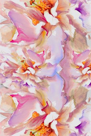 水彩印花华亿平台图片