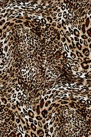 豹纹印花华亿平台图片