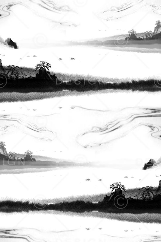 中国风印花华亿平台图片