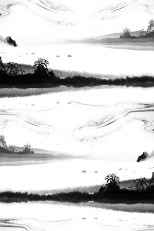 中国风印花华亿平台图片