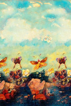 油画风景印花华亿平台图片