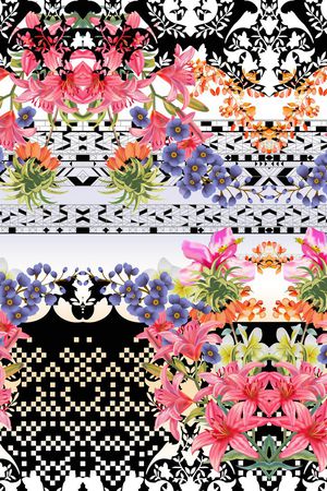 巴洛克印花华亿平台图片