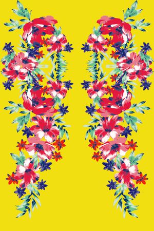 潮流时尚印花华亿平台图片