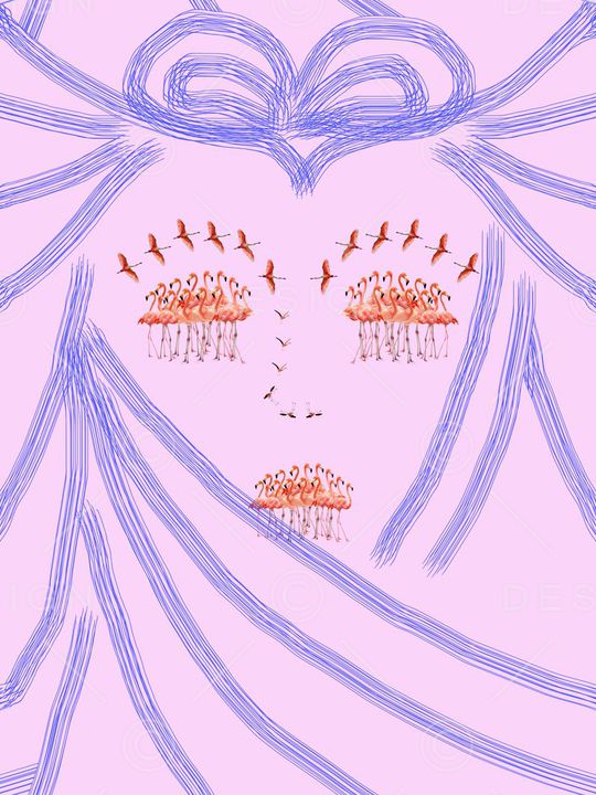 抽象印花华亿平台图片