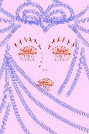 抽象印花华亿平台图片