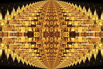 抽象印花华亿平台图片