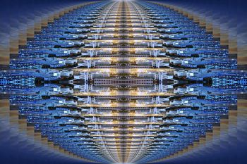 抽象印花华亿平台图片