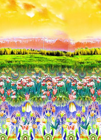 490129-原创田园油画风景华亿平台